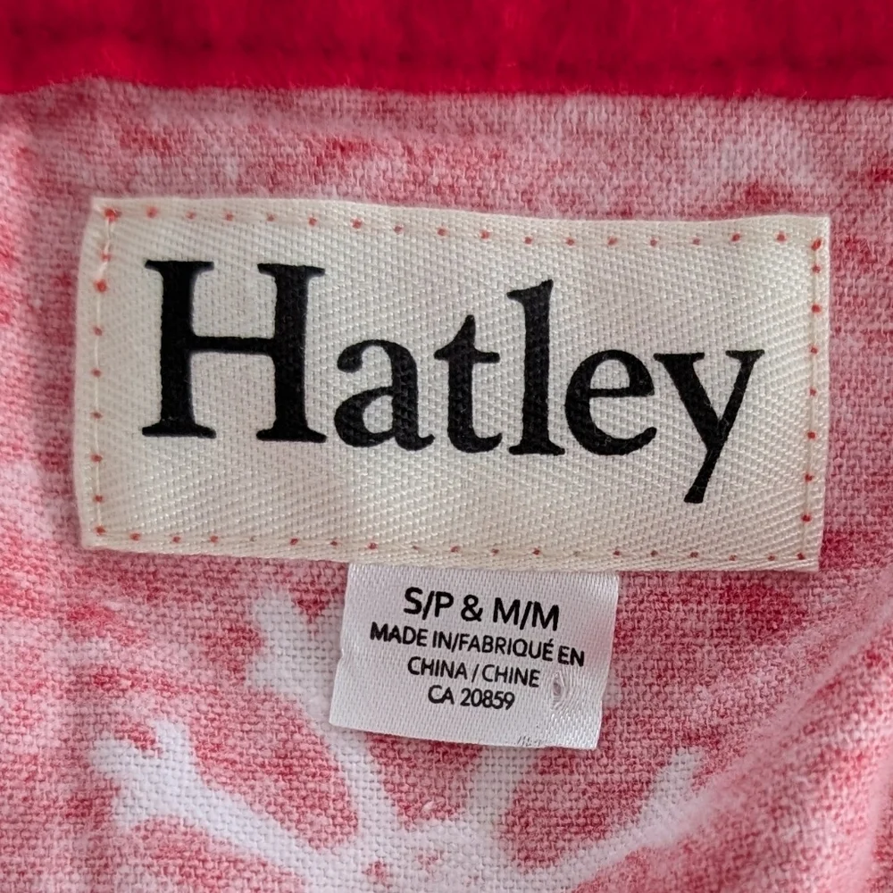 Hatley Women's Flannel Nightgown SMALL Christmas Holidays Snowflakes Sleep Shirt